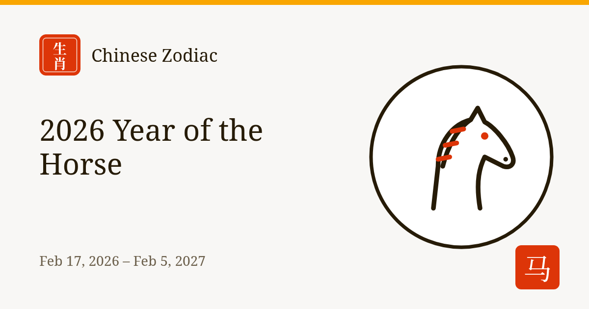 2026 Year of the Horse: Dates, Horse Birth Years and Tai Sui Signs 2026 Year of the Horse: Dates, Horse Birth Years and Tai Sui Signs